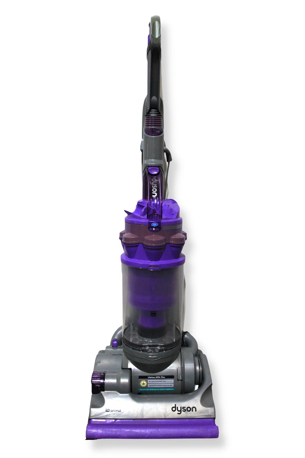 Restored Dyson DC14 Hepa Purple Upright Hoover Vacuum Cleaner (Purple) (Refurbished)