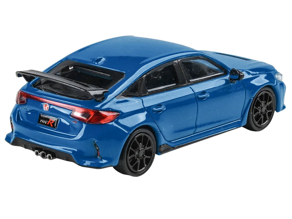 Diecast 2023 Honda Civic Type R FL5 Boost Blue Pearl 1/64 Diecast Model Car by Paragon Models
