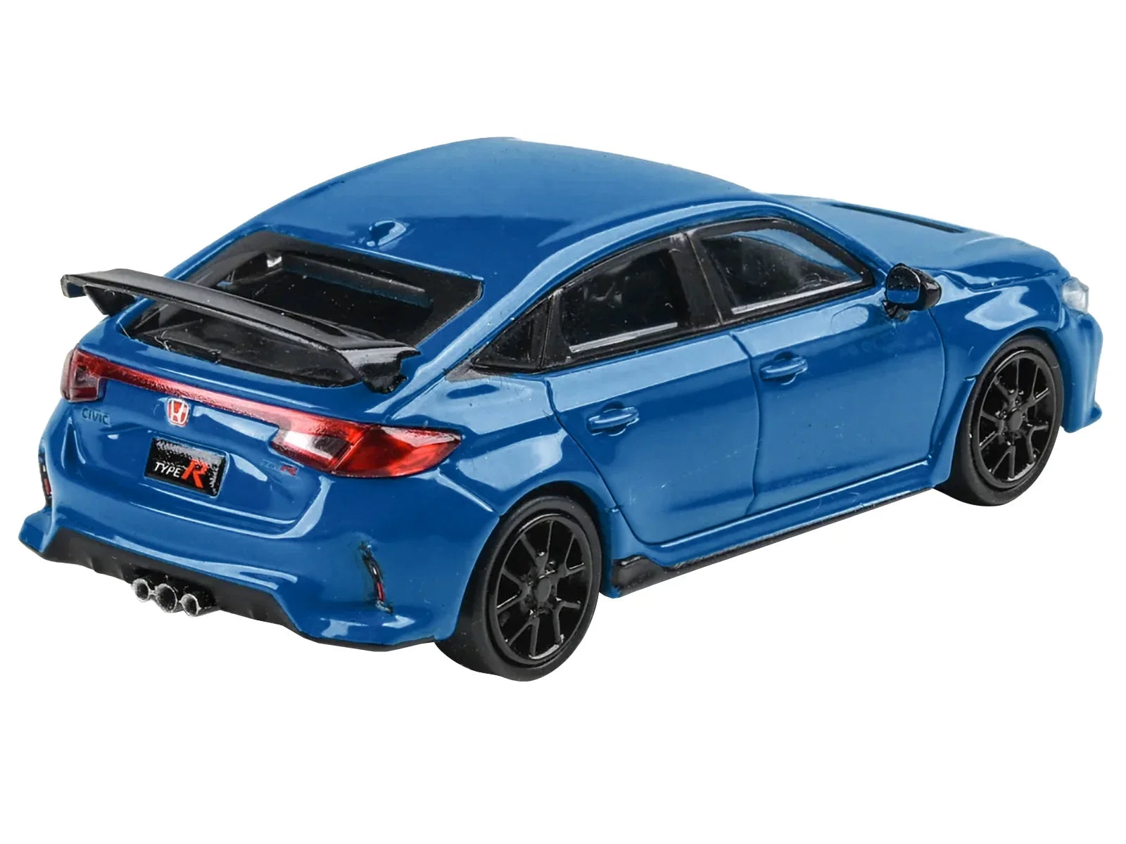 Diecast 2023 Honda Civic Type R FL5 Boost Blue Pearl 1/64 Diecast Model Car by Paragon Models