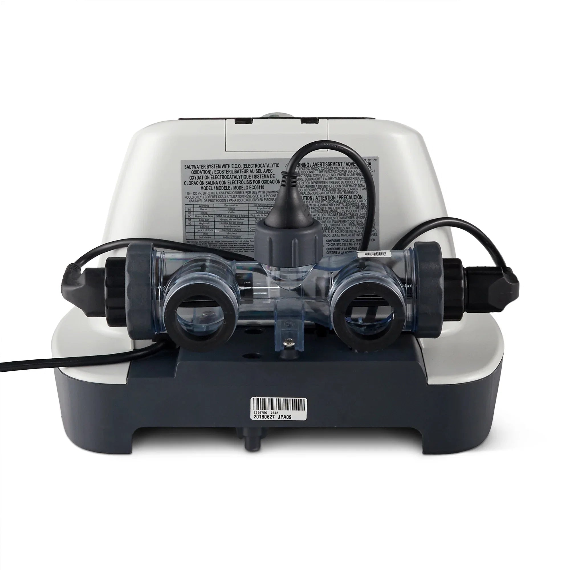 Intex Saltwater System for Pool with Intex Wall Mount Pool Surface Skimmer