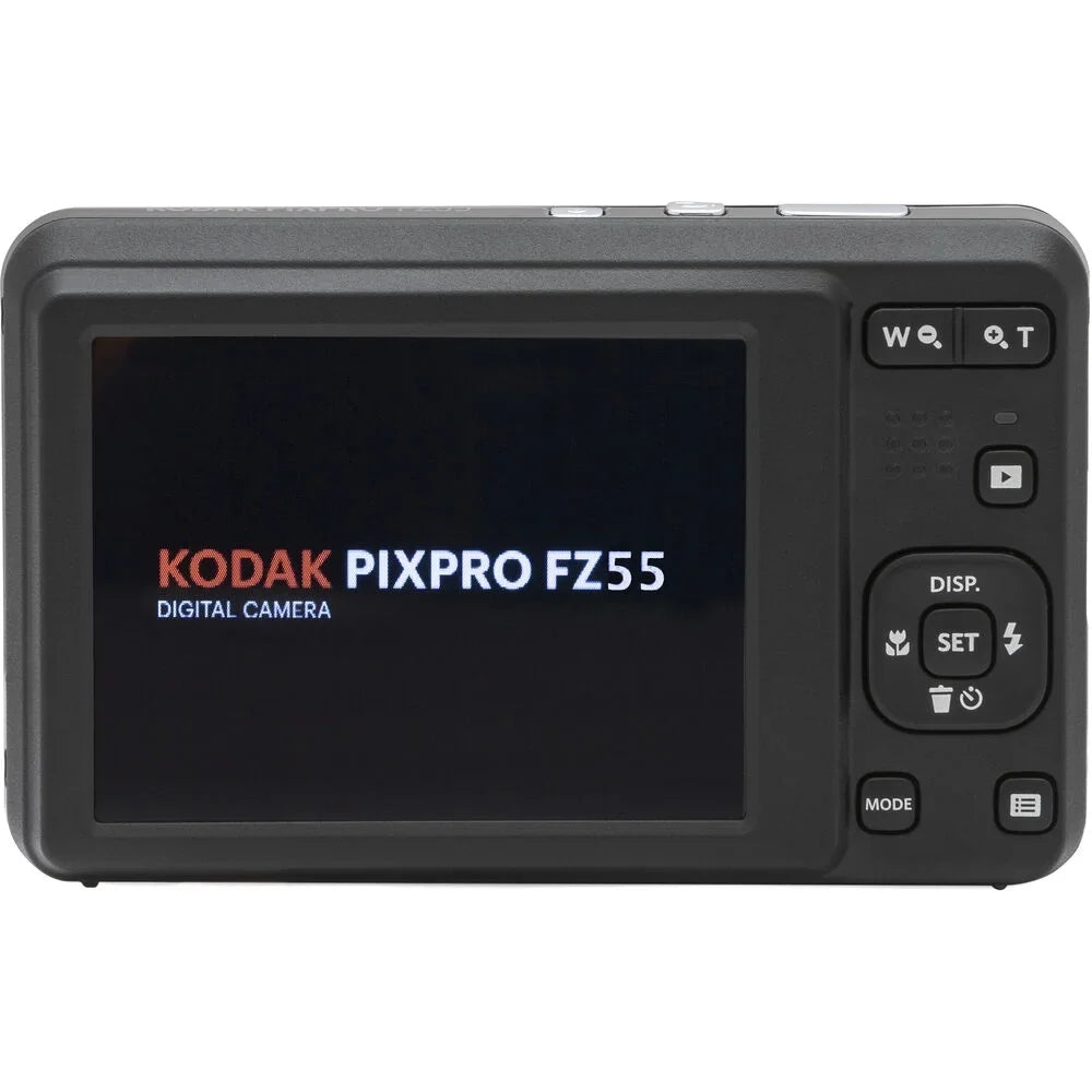 Kodak PIXPRO FZ55 Digital Camera Ebony Spider Tripod + Case - 64GB Kit
