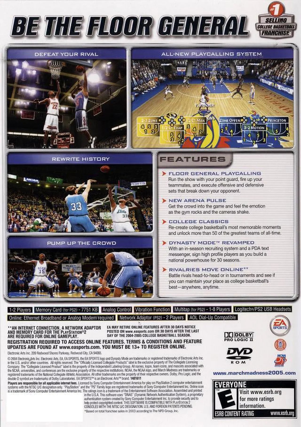 NCAA March Madness 2005 - PlayStation 2