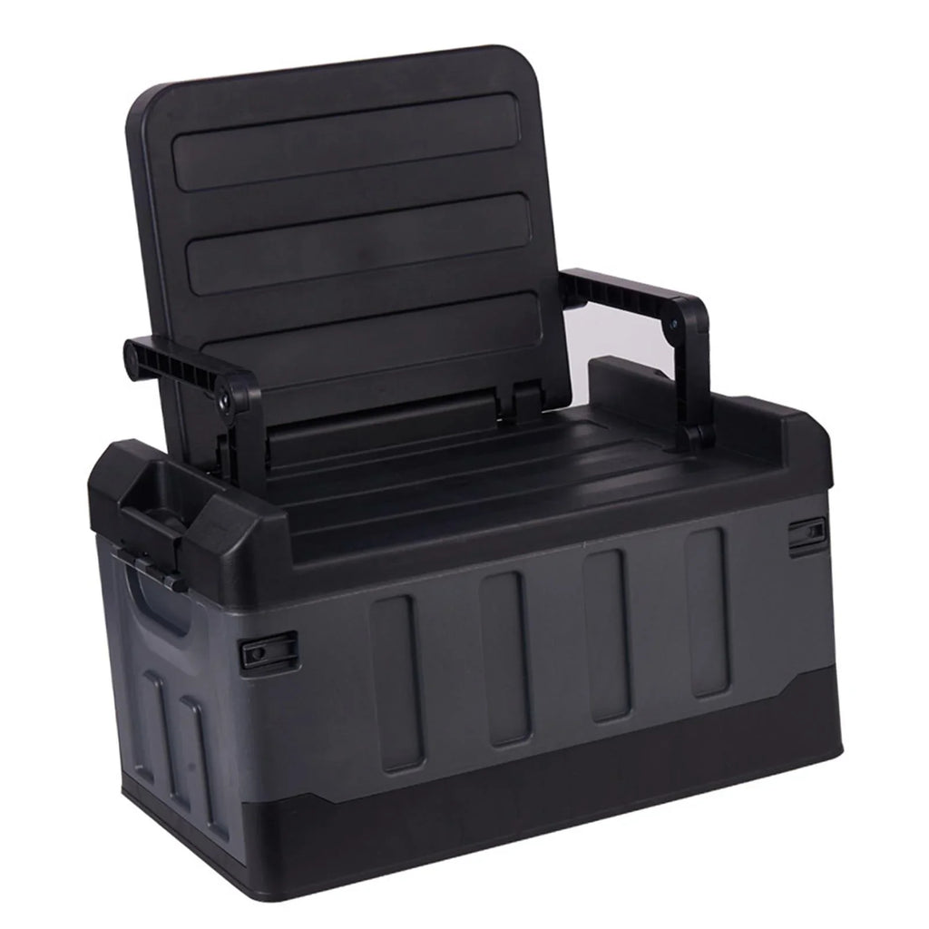 Car Trunk Organizer Portable Car Boot Storage Organiser for Cars SUV Cooking Dark