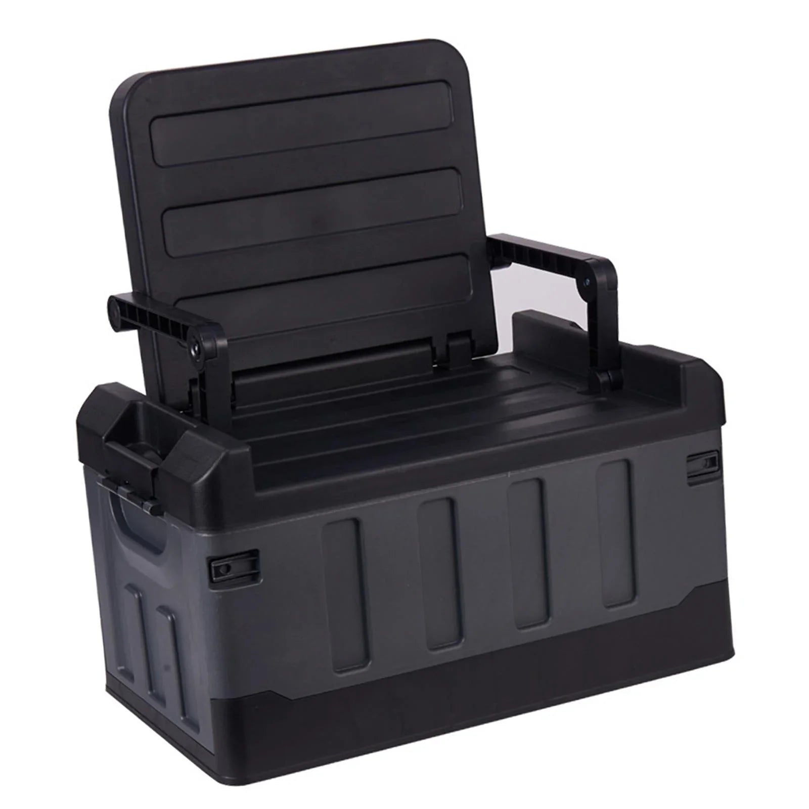 Car Trunk Organizer Portable Car Boot Storage Organiser for Cars SUV Cooking Dark