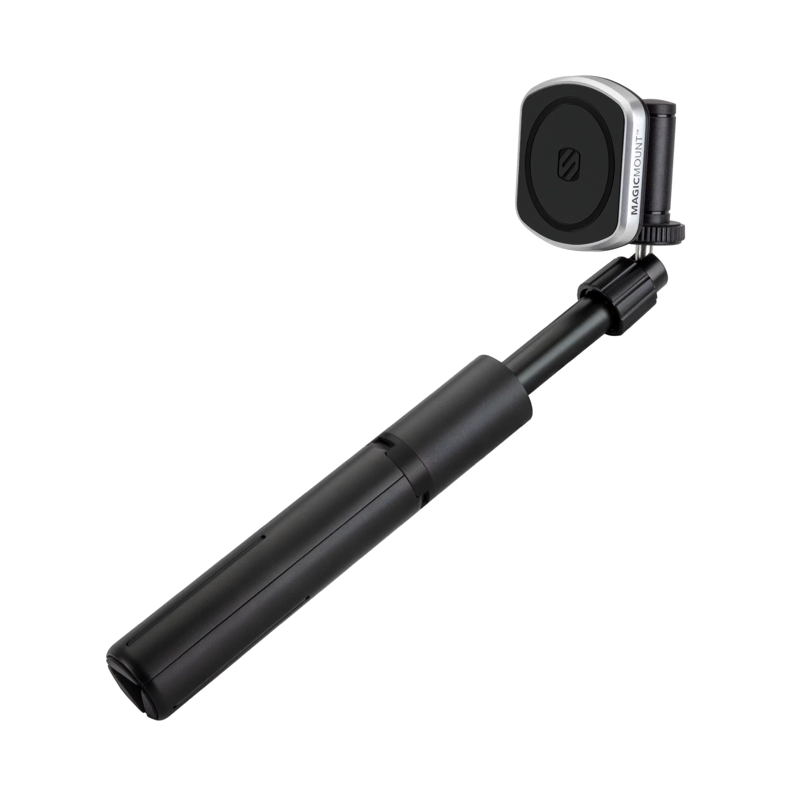 Scosche MP2TR1-SP MagicMount Pro 2 Tripod/Selfie Stick Phone Mount with Adjustable Arm, Dark
