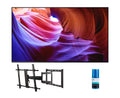 Sony 43 Inch 4K Ultra HD TV X85K Series: LED Smart Google TV with Dolby Vision HDR with a Walts TV Full Motion Mount for 43"-90" TV's and Walts Screen Cleaner Kit (2022)