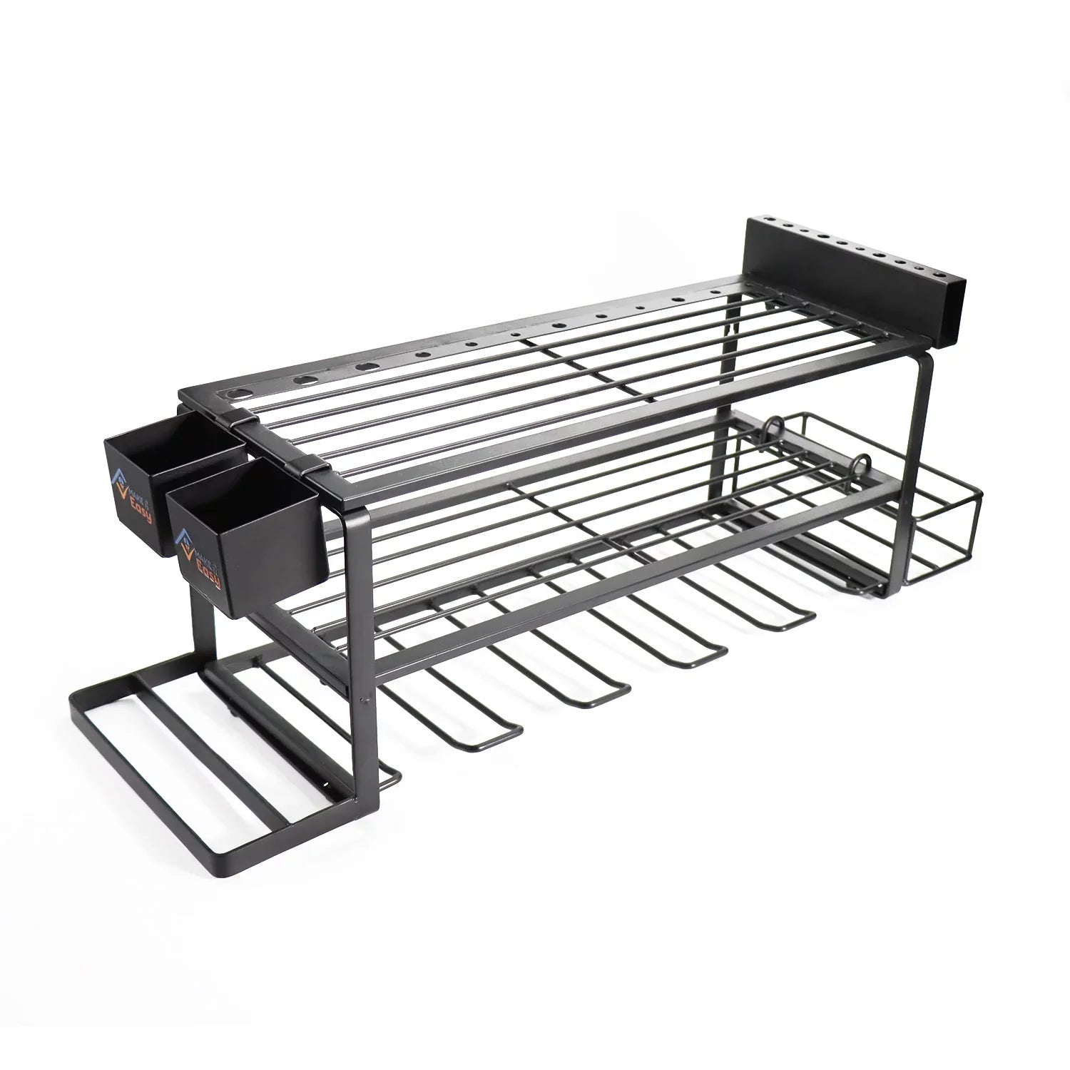 Make It Easy Super Power Tool Organizer Steel Heavy Duty Floating Tool Shelf 10 in All
