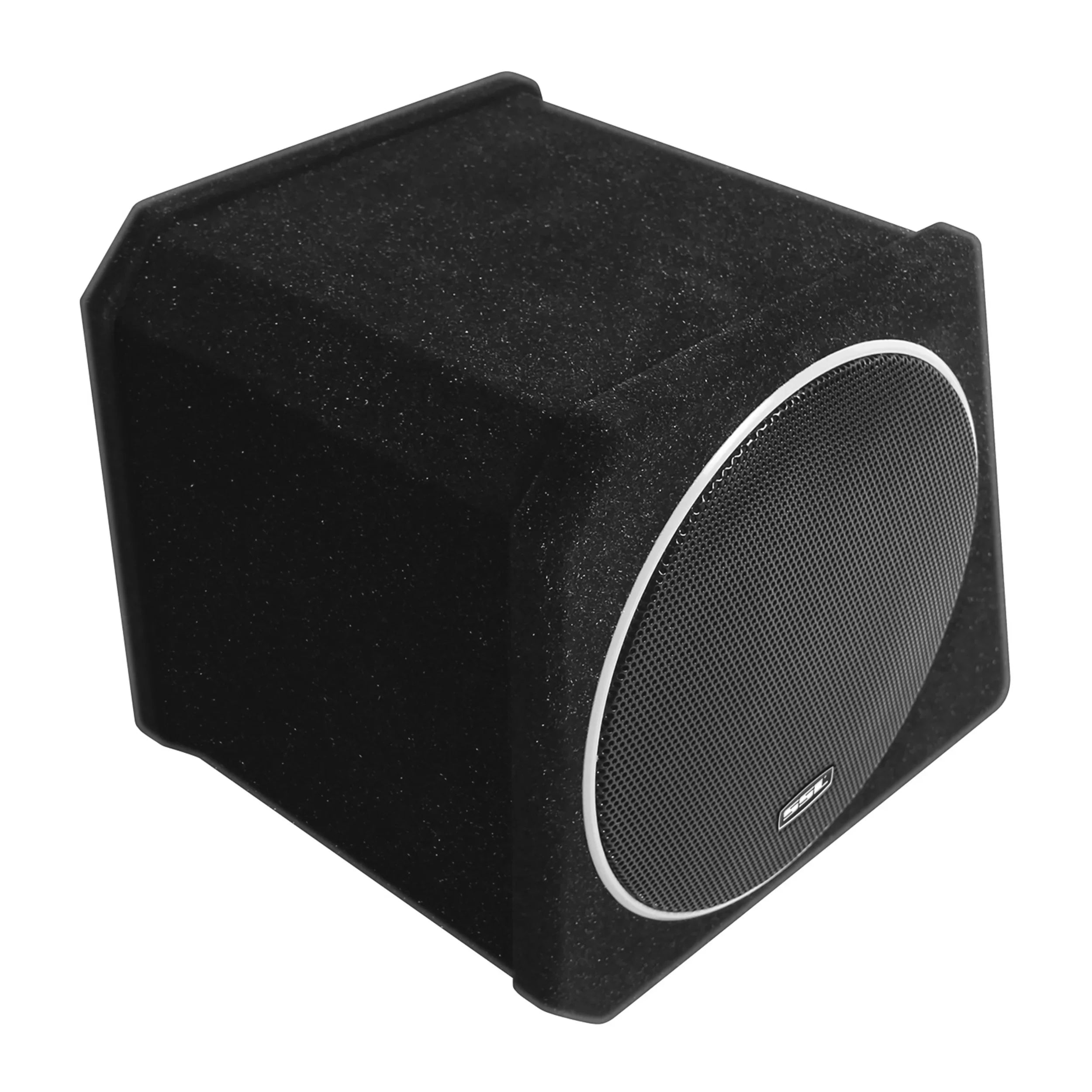 Sound Storm Laboratories PB8 8 Inch Amplified Powered Car Audio Subwoofer Package – Built-in Amplifier, Passive Radiator, Remote Subwoofer Control, For Truck, Boxes and Enclosures