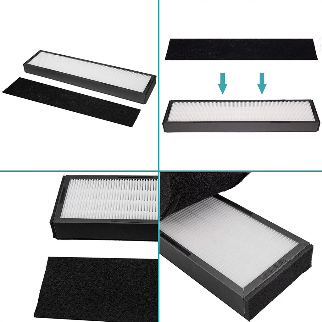 2 X Air Purifier Filter C FLT5000 HEPA Individuals Filter C for Germ Guardian Air Purifiers Models AC5000, AC5000E, AC5250PT, AC5350B, AC5350BCA, AC5350W, AC5300B Home Air Purifier Parts & Accessories