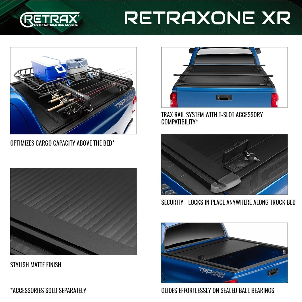Retrax By Realtruck Retrax By Realtruck Retraxone XR Retractable Truck Bed Tonneau Cover | T-60454 | Compatible With Select 2015-2022 Chevy/GMC Colorado/Canyon 5' 3" Bed (62.7")