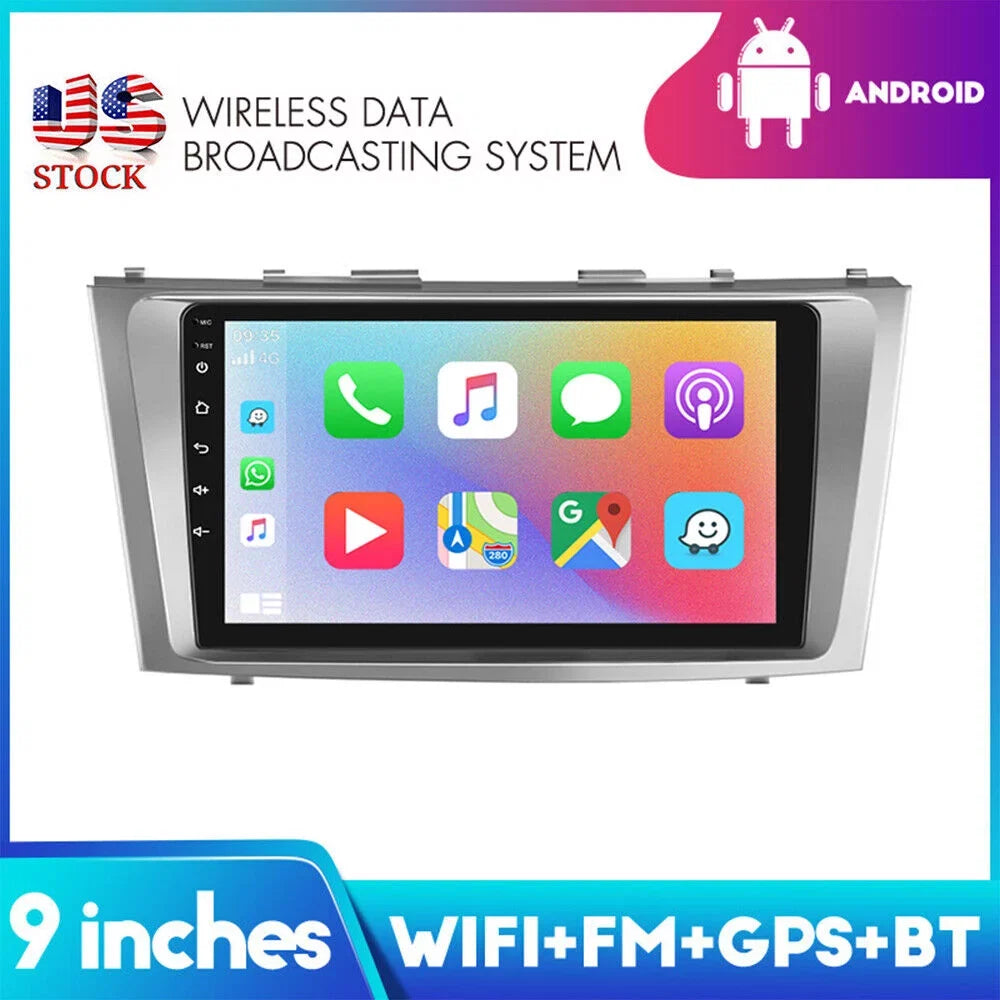 Jahy2Tech 2+32G Android 11 Car Stereo, 9 Inch IPS HD Touch Screen Car Radio Wireless CarPlay Android Auto for Toyota Camry 2006-2011