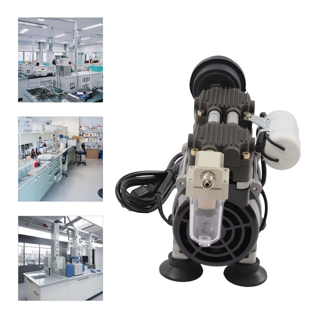 95Kpa Industrial Oilless Vacuum Pump 100W Oil Free Vacuum Pump with Air Filter