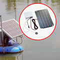 koolsoo Solar Air Pump,Aquarium Air Pump Oxygenator Silent Eco Termination Solar Pond Aerator Solar Powered Pond Pump for Hydroponics