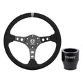 Tusk Steering Wheel Hub with Pro Armor Steering Wheel Top Marker Suede Steering Wheel For Polaris RANGER 700 HD 2009