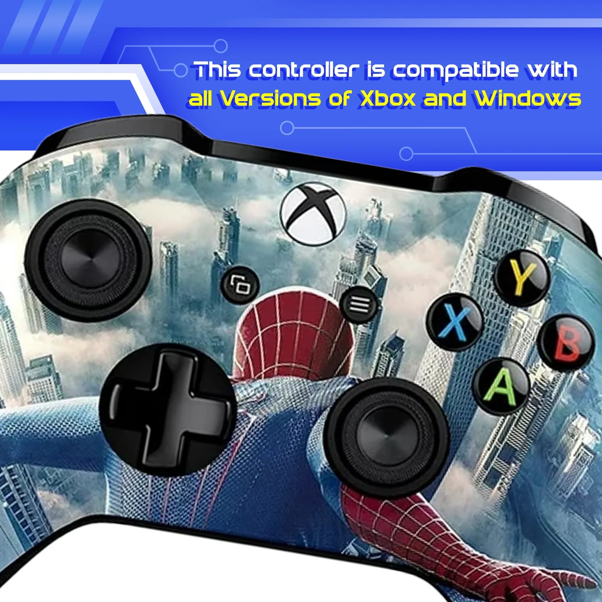 DreamController Original Wireless Custom Xbox One Controller - Xbox One Custom Controller Works with Xbox One S/Xbox One X/PC/Laptop with Windows 10, Custom Anti-Slip Gaming Controller with Bluetooth