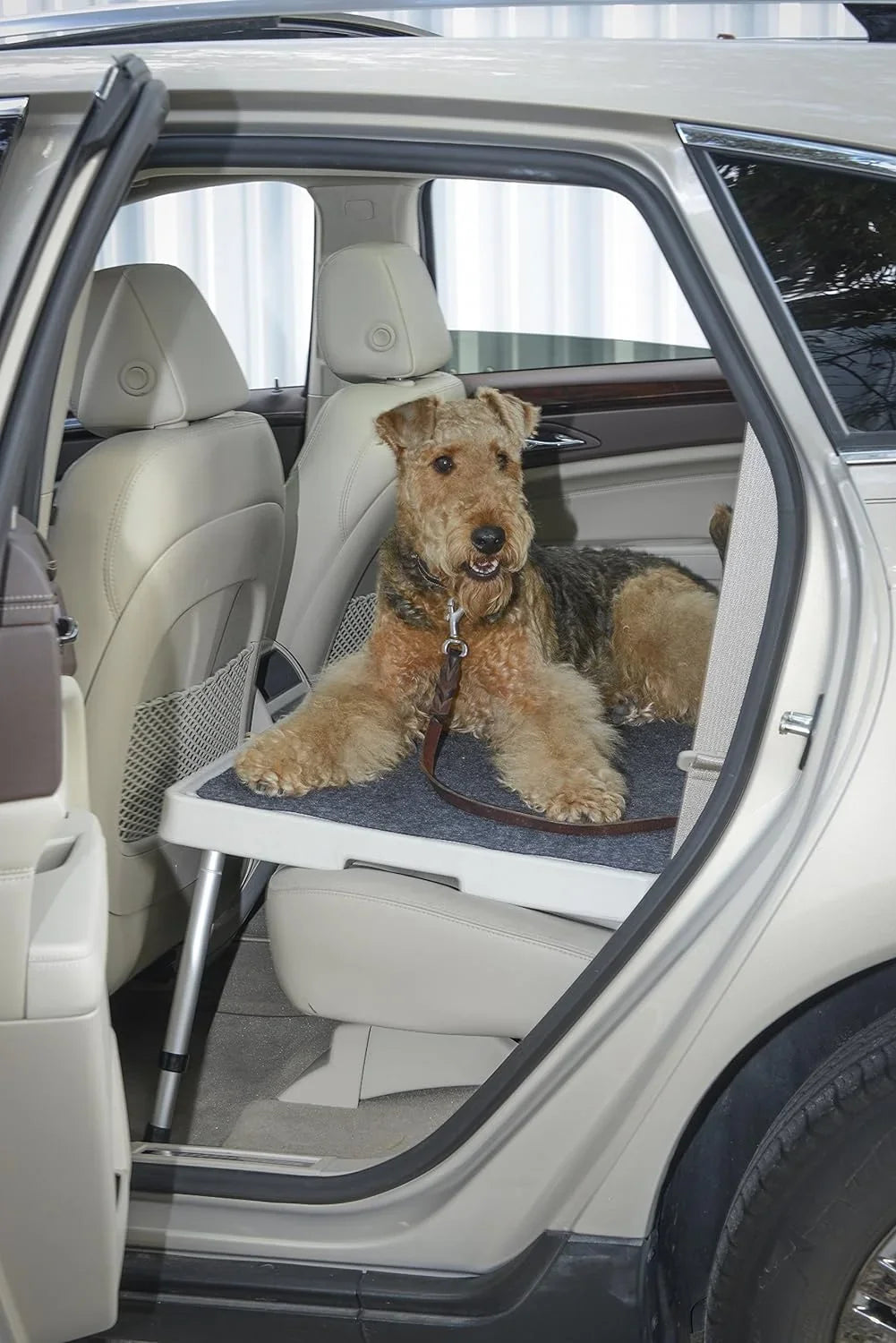 Petdek - Vehicle Rear Seat Shelf With Non-Sliding Carpet For Pets