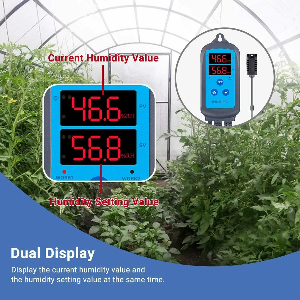 Reptile Humidifier Wet Fan Dehumidifiers+Humidity Control IHC-200 Humidistat Pet