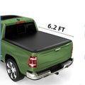 Ledkingdomus 6.2 ft Bed Soft Roll Up Truck Bed Tonneau Cover for 2015-2022 Chevy Colorado/GMC Canyon