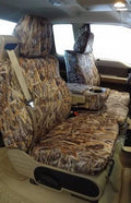 F369 2004-2008 Ford F150 XLT Super Cab Front 40/20/40 Split Seat With Adjustable Headrests and Opening Center Console in Camo Edge