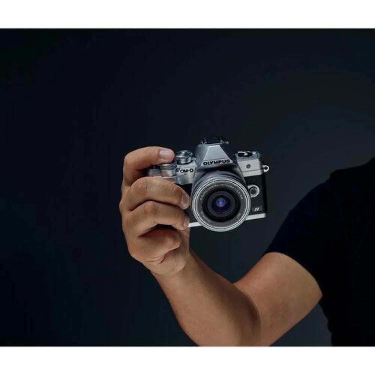Olympus OM-D E-M10 Mark IV 20.3 Megapixel Mirrorless Camera Body Only, Silver