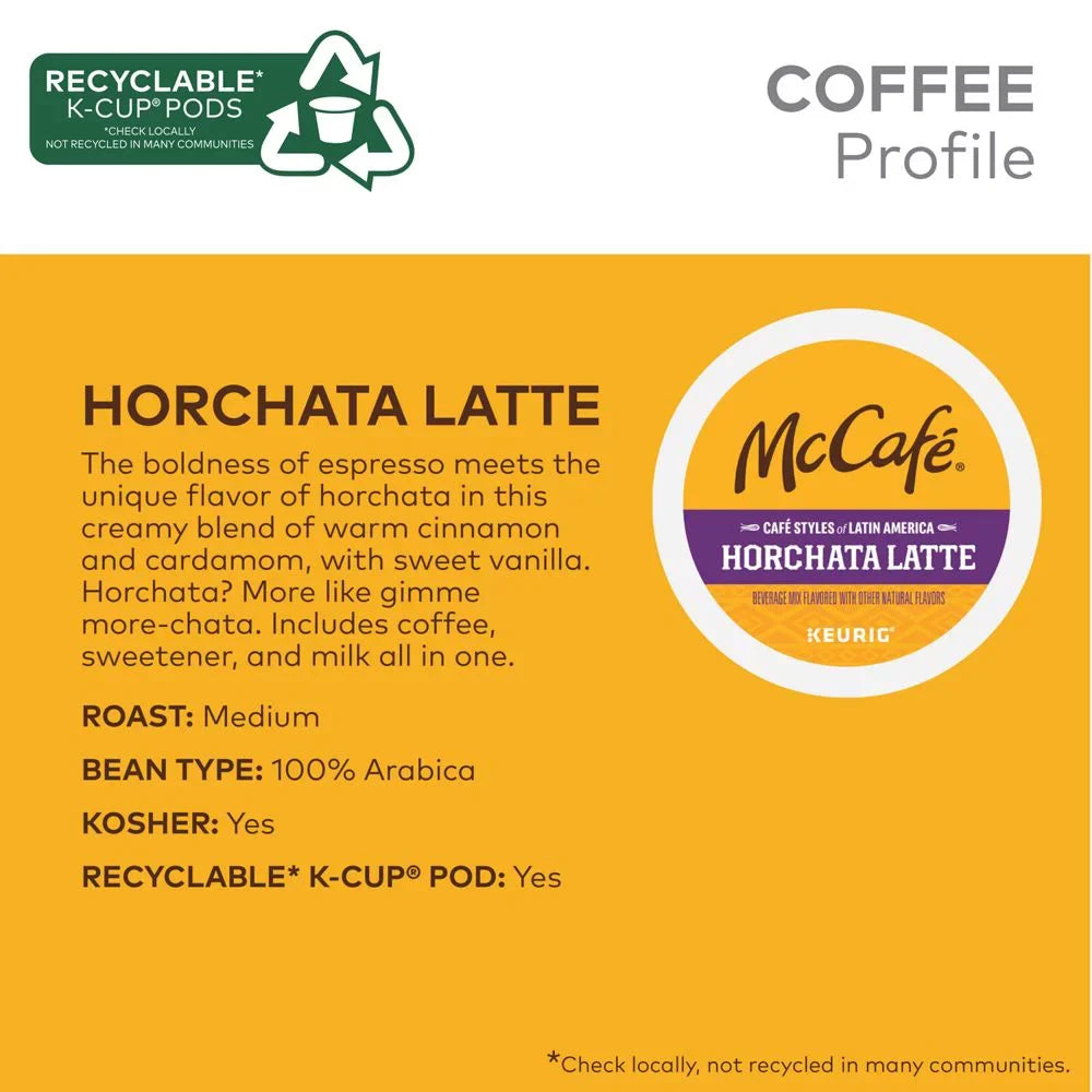Horchata Latte Medium Roast K-Cup Box 80 ct.