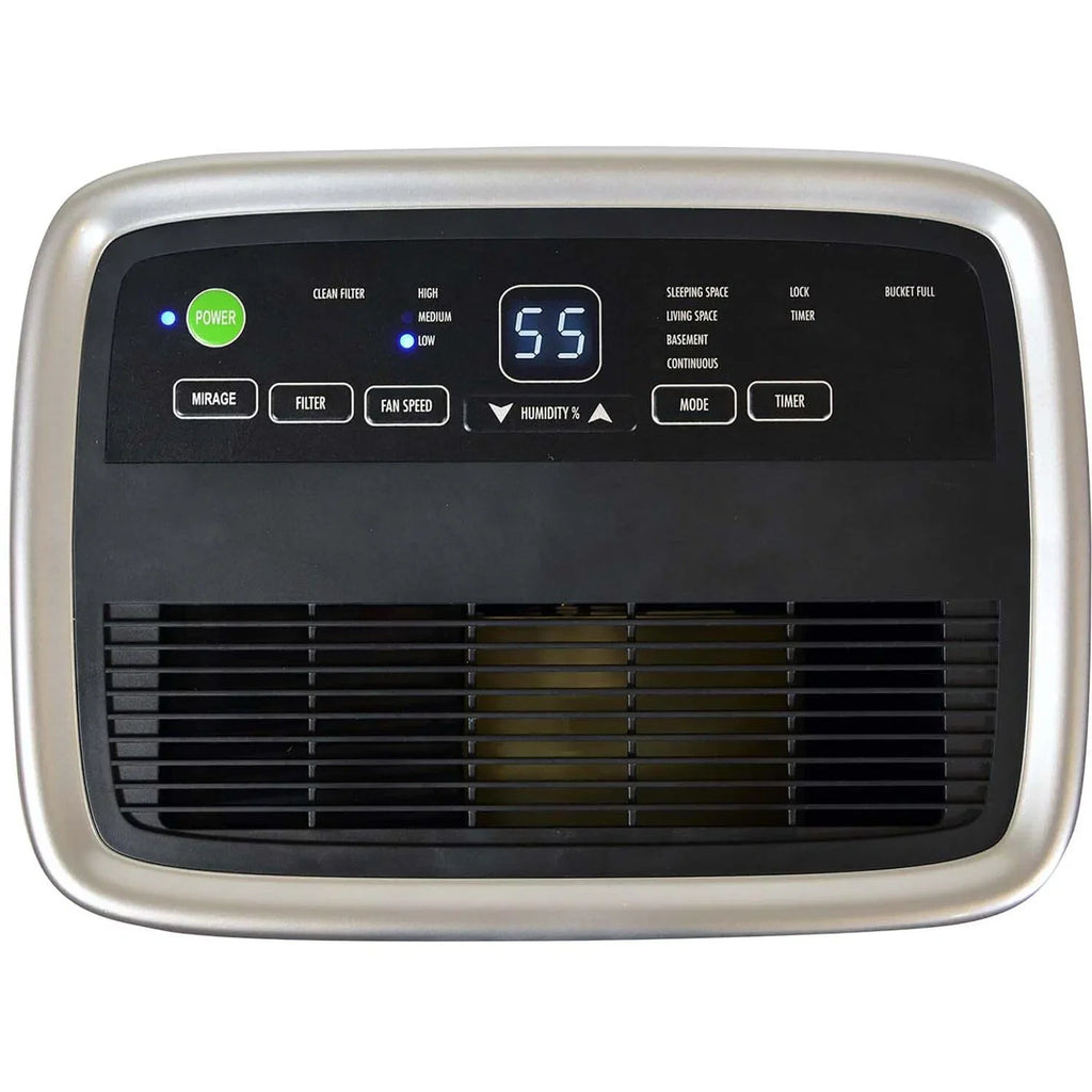 Soleus AC Energy Star 25-Pint Portable Dehumidifier with Auto-Shutoff & Timer, Home Dehumidifier and Moisture Absorber For Gentlemen Garage, Living Room in White