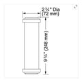 frx02-2pk triflow water filter cartridge, 2-pack, small, white, 2 count