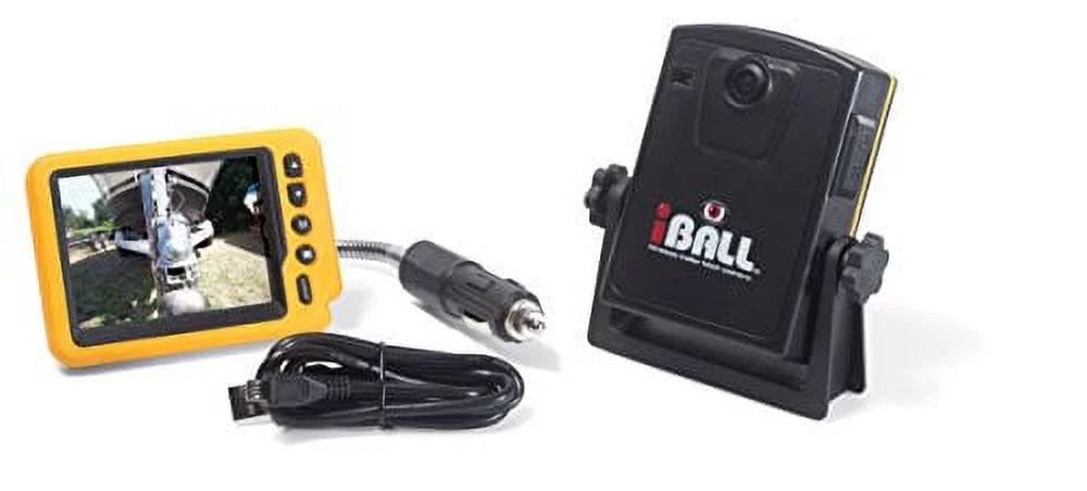 iBall 5.8GHz Wireless Magnetic Trailer Hitch Car Truck Rear View Camera LCD Monitor