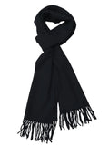 Calvin Olivia Cashmere Feel Scarf Soft Winter Ombre Nova Buffalo Tartan Tweed Houndstooth Plaid Chic Gift for Gentlemen People Midnight