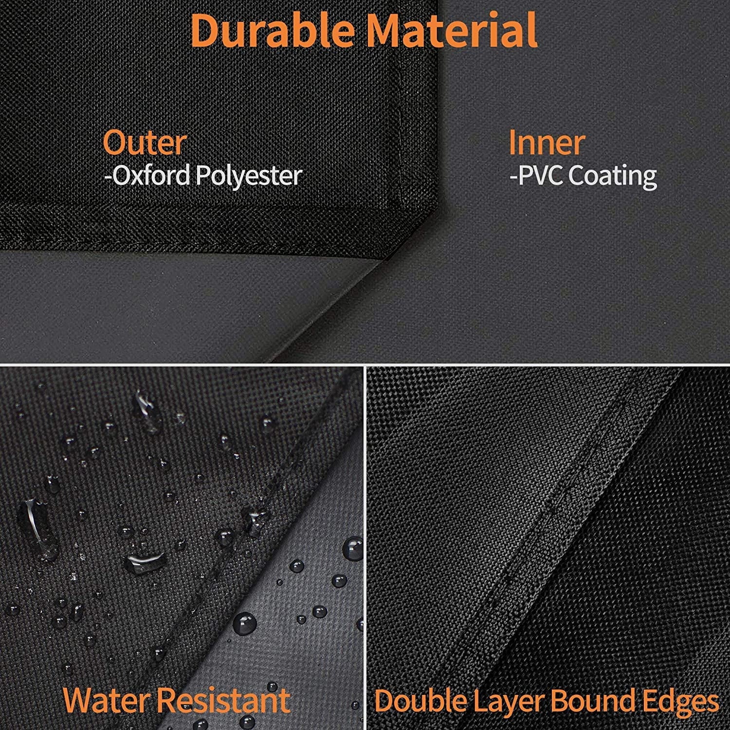 Heavy Duty 600D Polyester Cover Fits 5482 Ebony 36 inches Griddle Cooking Station with Hood,Also for Dark 28 inch XL,Outdoor Flat Top Gas Grill Cover with Straps