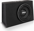 Pyle Slim Subwoofer Box System 500 Watts High Powered 10-inch Woofers with a Non-Pressed Paper Cone