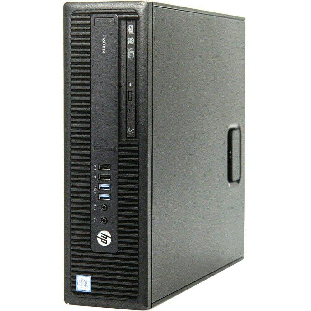 Restored HP 600 G2 Desktop Computer Intel Pentium G4400 3.3GHz CPU 8GB Ram, 500GB HDD, Keyboard & Mouse, WiFi, DVD, Win10 Pro PC (Refurbished)