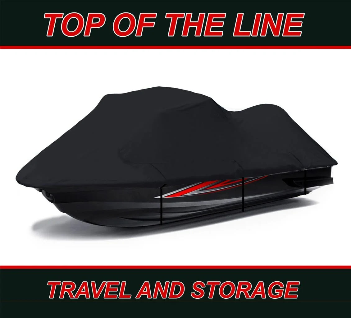 Midnight PWC 600D JET SKI Cover Compatible for Polaris SL 900 1996 1997 1-2 Seater