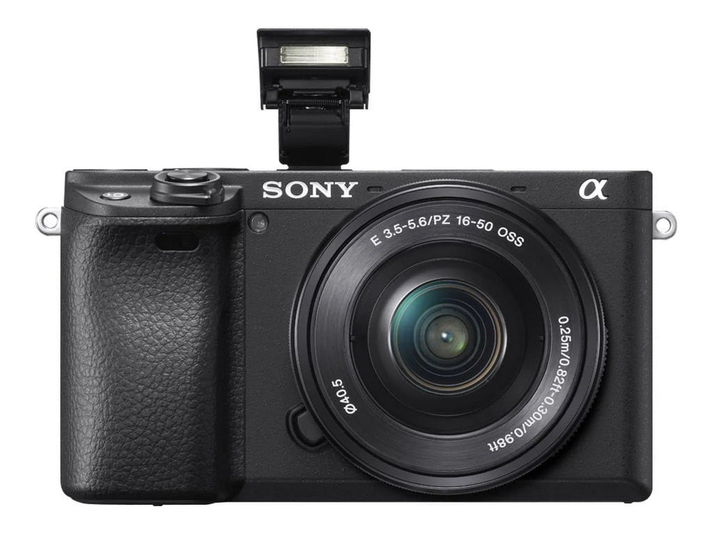 Sony a6400 ILCE-6400L - Digital camera - mirrorless - 24.2 MP - APS-C - 4K / 30 fps - 3x optical zoom 16-50mm lens - Wi-Fi, NFC, Bluetooth - Dark