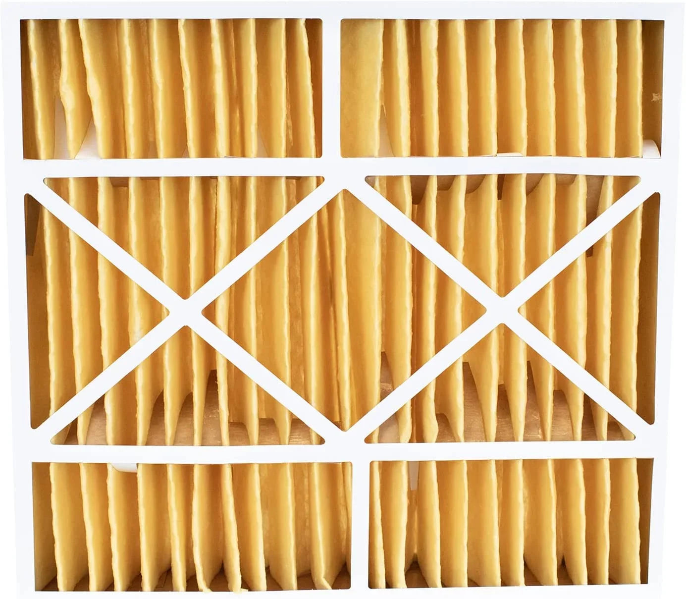 Filterbuy 16x20x5 MERV 11 Pleated HVAC AC Furnace Air Filters for Honeywell FC100A1003 (3-Pack)