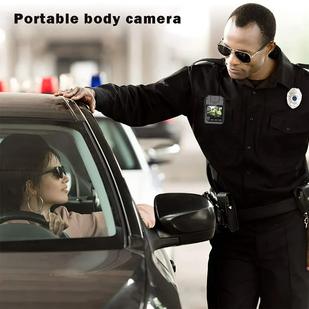 RONY 1440P Mini Body Camera - 128GB Wearable Police Body Camcorder with Night Vision - Waterproof Body Cam with Audio and Video Recording for Law People Security Guard Home