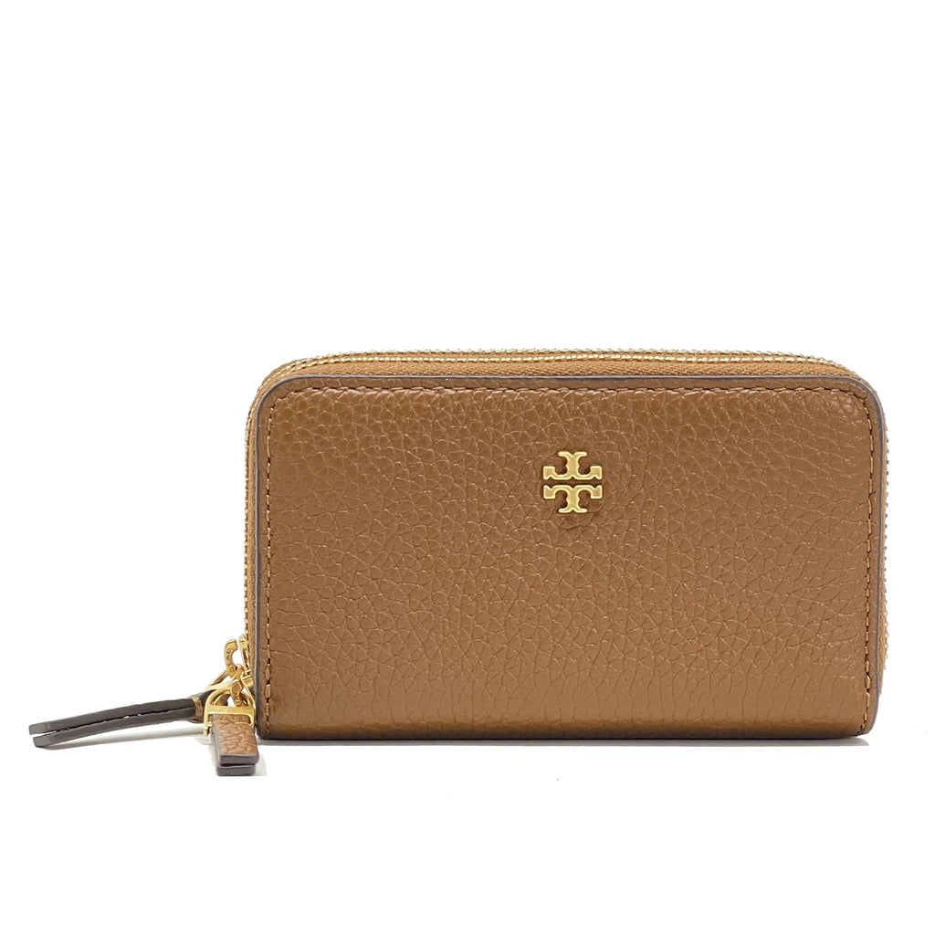 Tory Burch Gentlemen Blake Zip Leather Card Case (Cortado)