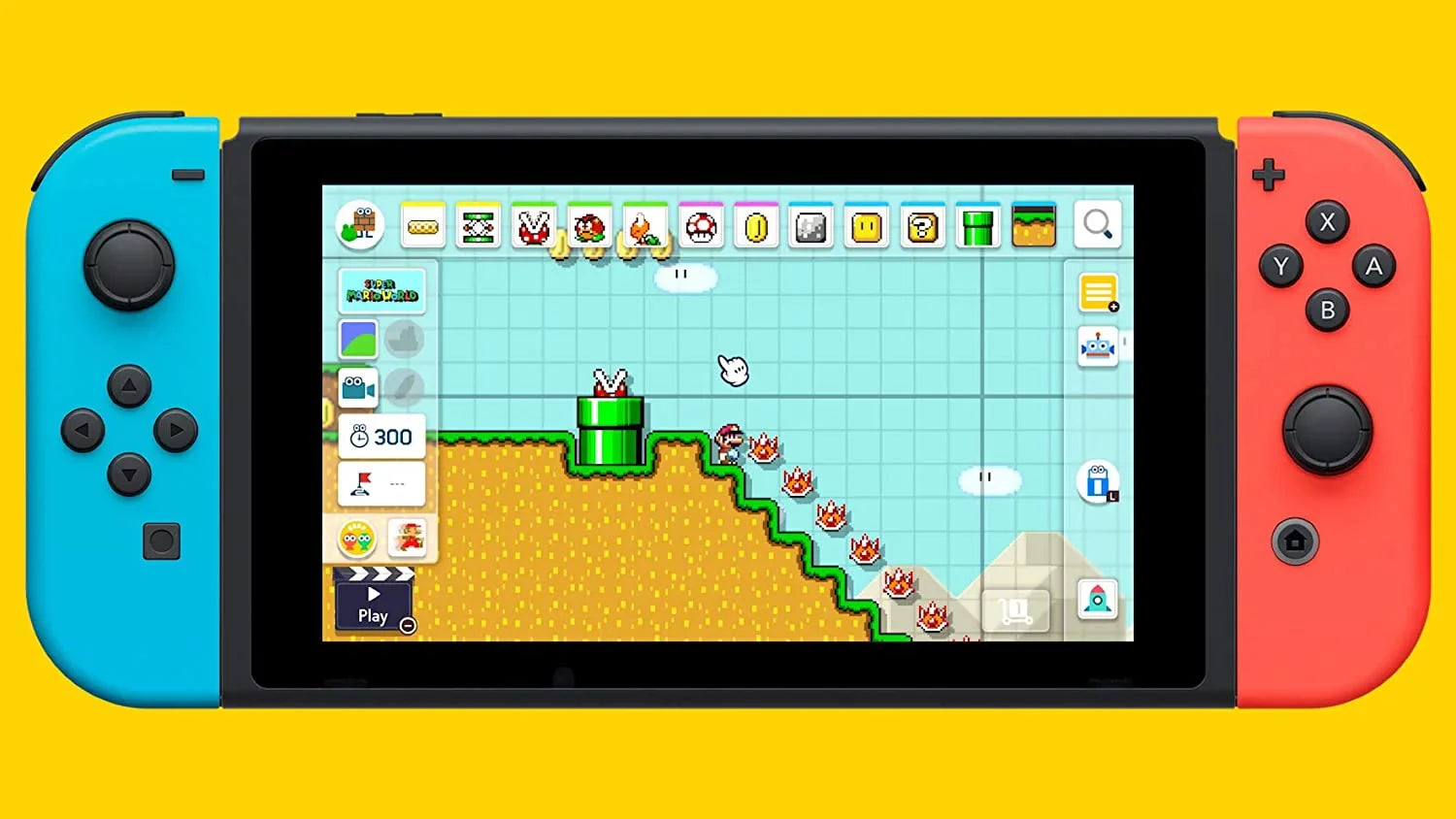 Termination Switch - Super Mario Maker 2 Video Game