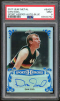 Dan Issel Card 2017 Leaf Metal Sports Heroes Auto Blue (#d 5/7) #BADL1 PSA 9