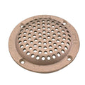 PERKO 6" ROUND BRONZE STRAINER