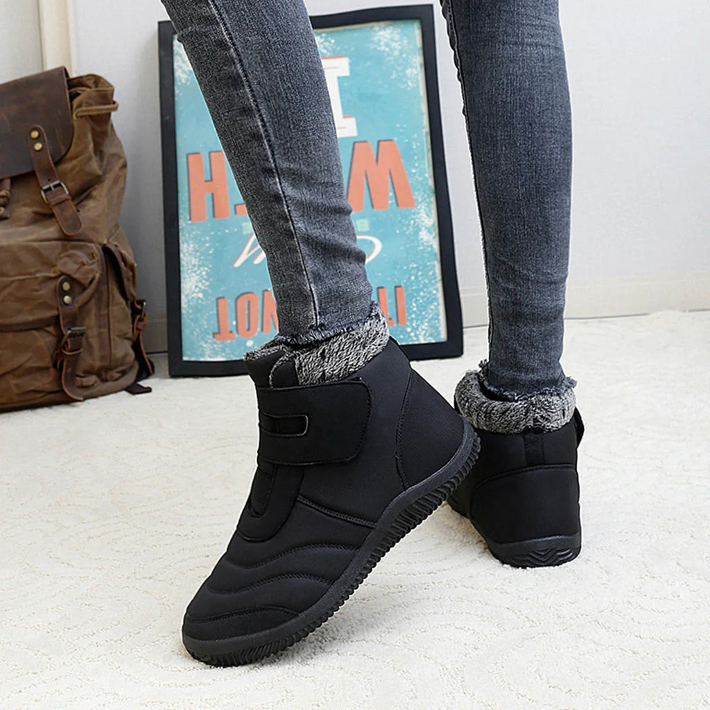 Individuals Winter Plus Cotton Thickened High Top Casual Cotton Boots Outdoor Fashion Warm Snow Boots Winter Snow Boots Gentlemen Water Proof Snow Boots for Gentlemen Size 12 Wide Width People Snow Boots Size 12