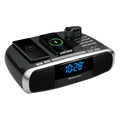 Studebaker Workstaton HiFi Music System with FM Radio, CD, and Qi Wireless Charging Station