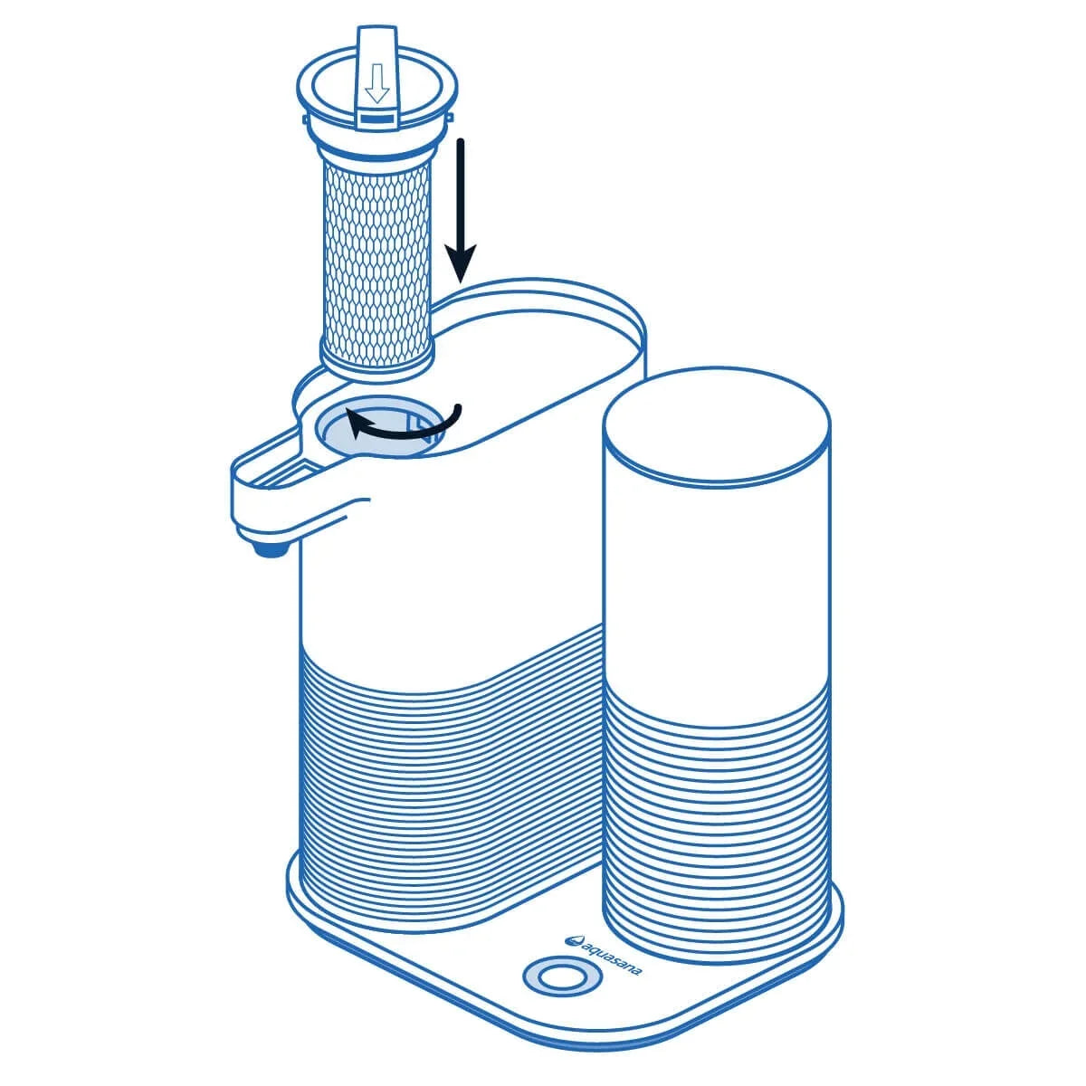 Aquasana Filter People for Clean Water Machine - 2 Pack - AQ-CWM2-R