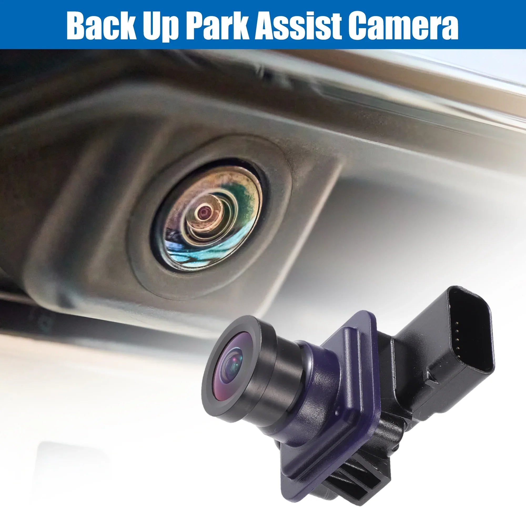 Unique Bargains Car Rear View Back Up Camera Wide Angle Park Assist Reverse Camera for Ford Edge 15-18 No.F2GZ19G490A