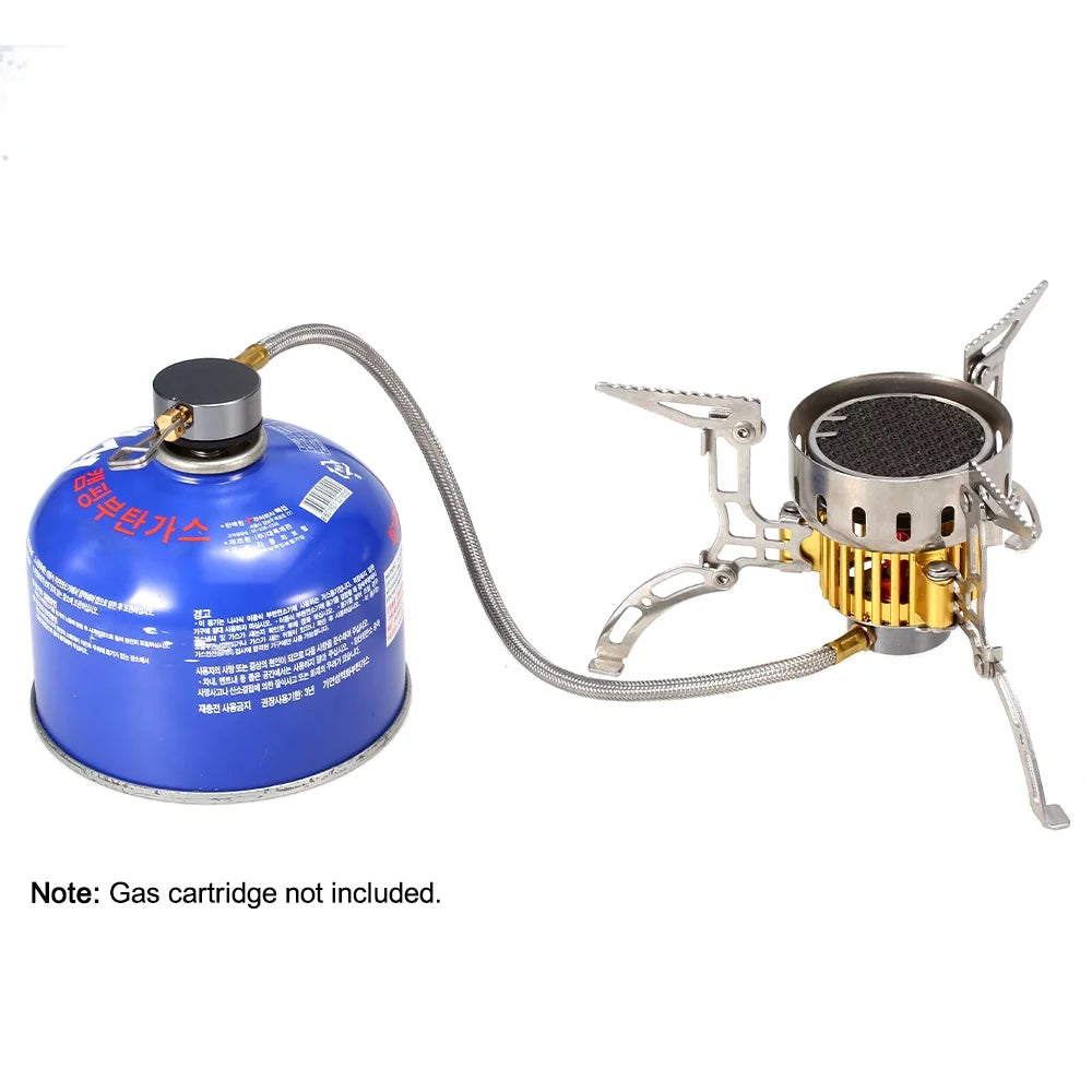 Dcenta Outdoor Infrared Camping Ultralight Portable Furnace Collapsible Windproof Gas for Cookout Picnic Hiking Backpacking