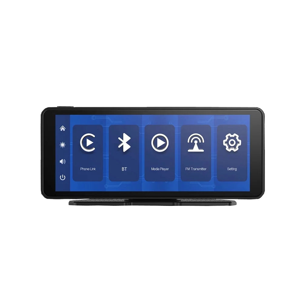 Virwir Wireless Carplay Car Stereo Portable 6.86 inch Touch Screen Carplay and Android Auto1080p Backup Camera with Mirror Link