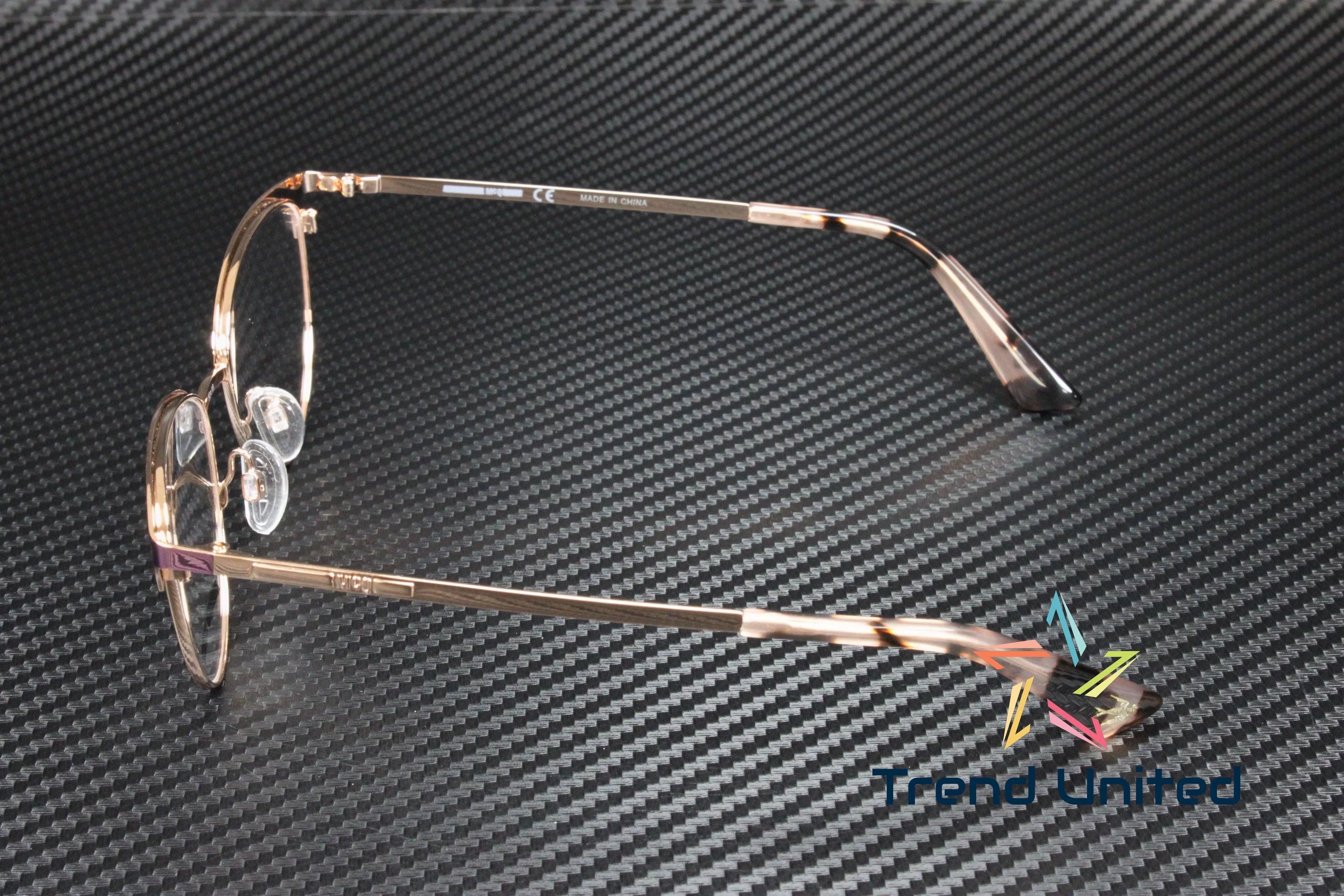 MCQ MQ0293OP 002 Cat Eye Pink Pink Demo Lens 50 mm Gentlemen Eyeglasses