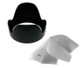Olympus Stylus TOUGH TG-4 Pro Digital Lens Hood (Flower Design) (40.5mm) + Filter/Hood Adapter Rings + Nw Direct Microfiber Cleaning Cloth.