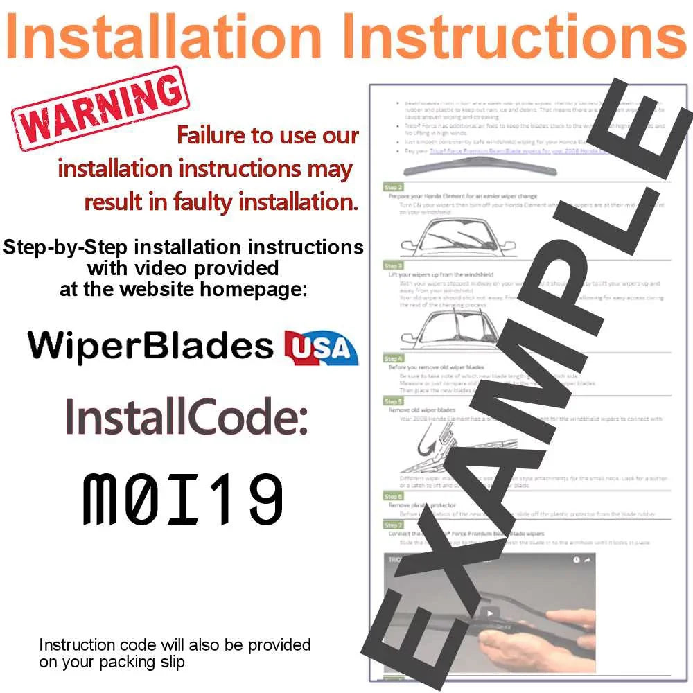 2019 Audi A4 Beam Blade Wipers (Set of 2)