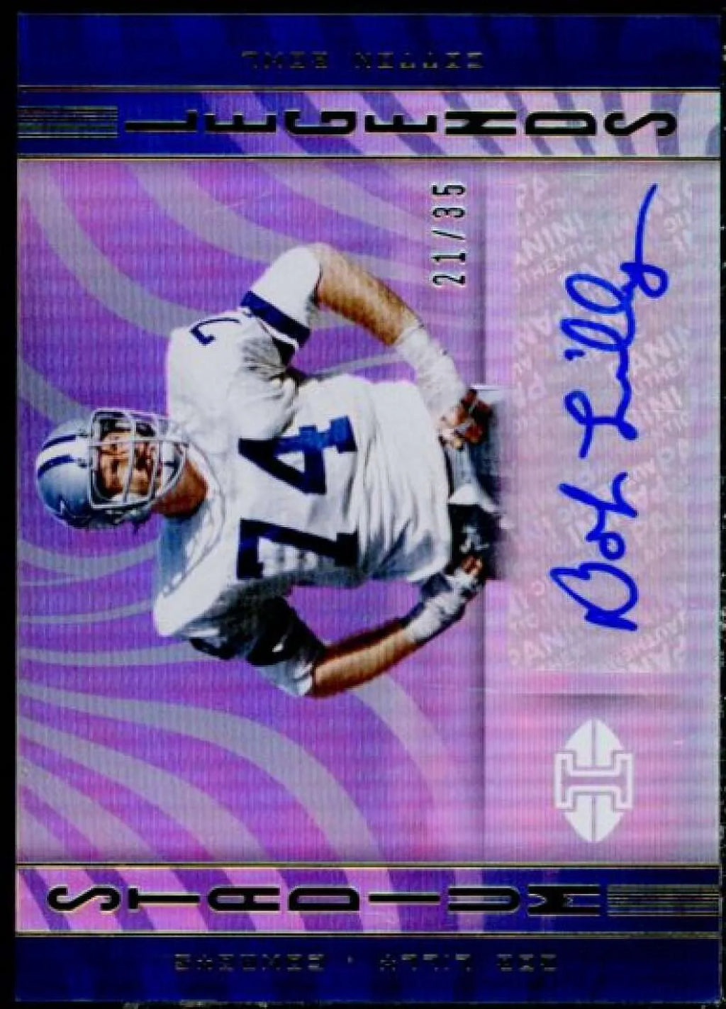 Bob Lilly Card 2019 Panini Illusions Stadium Edge Autographs #18
